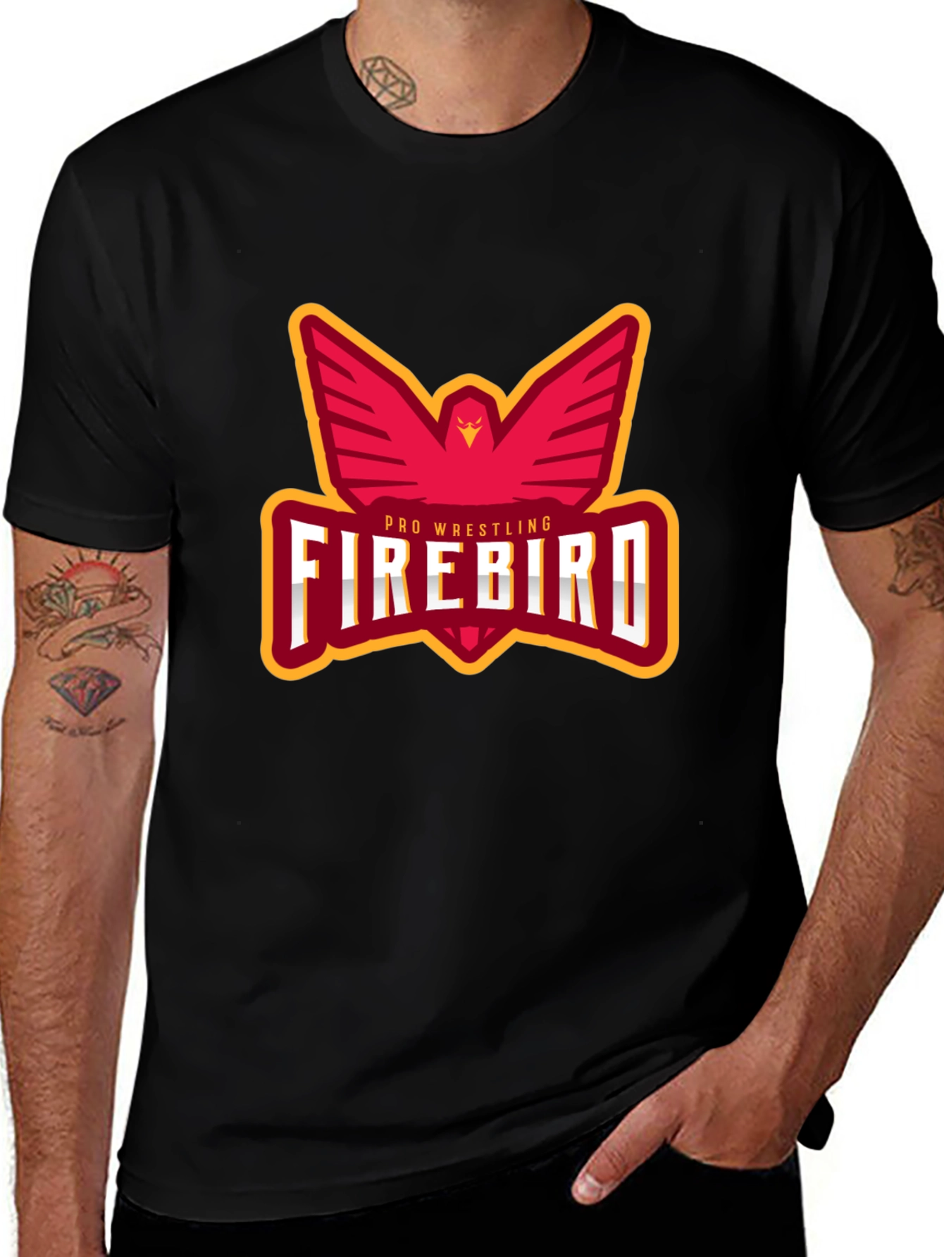 Firebird Pro Wrestling T-Shirt - Classic Design