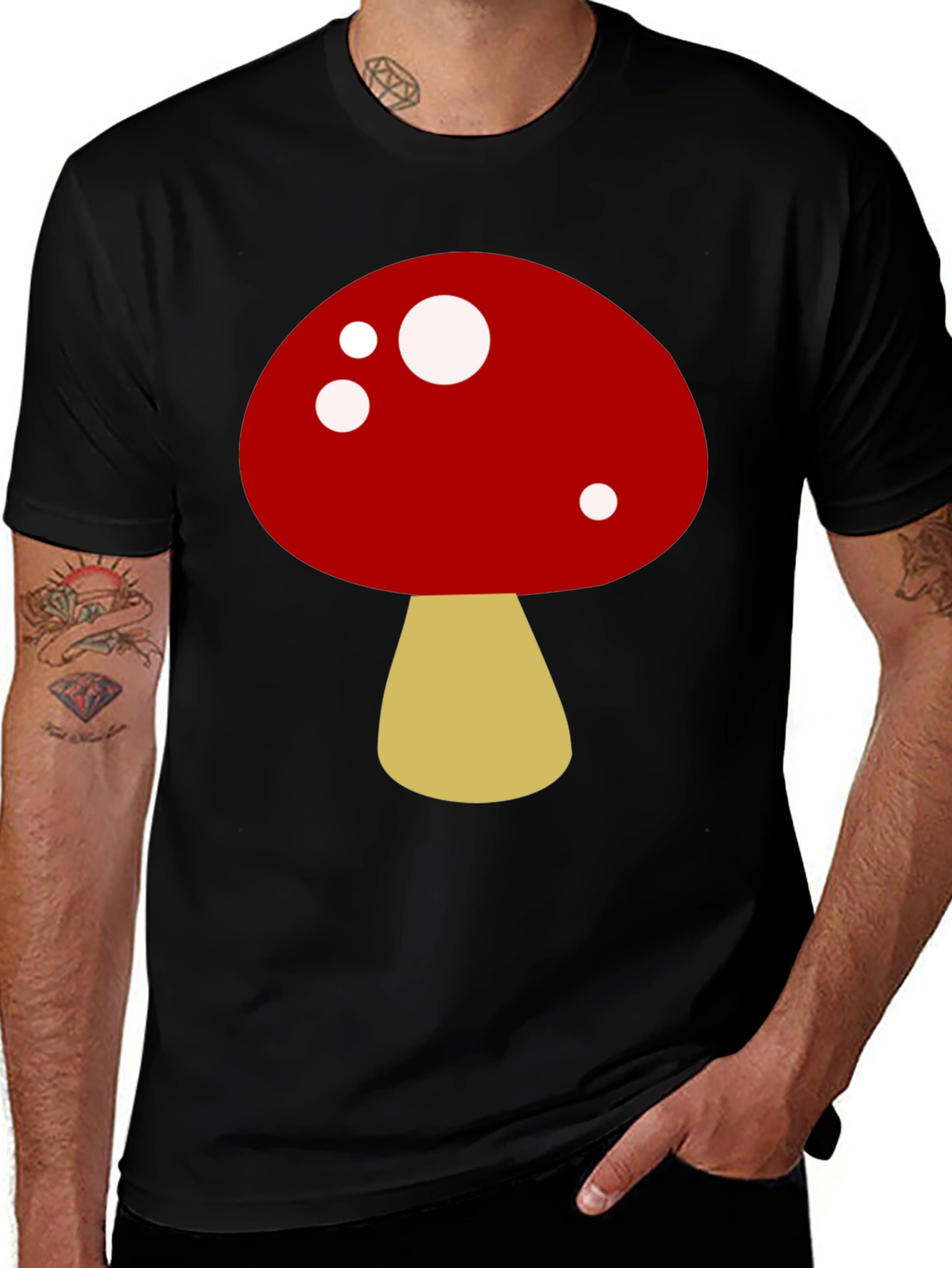 Mushroom Graphic Tee - Fun Casual Style