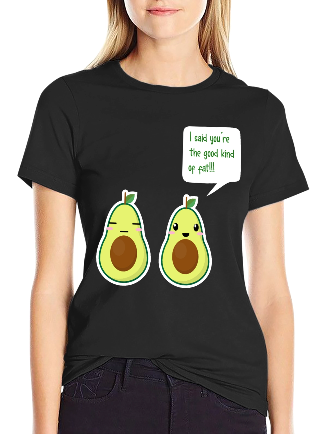 Avocado T-Shirt Good Kind of Fat Cute Graphic