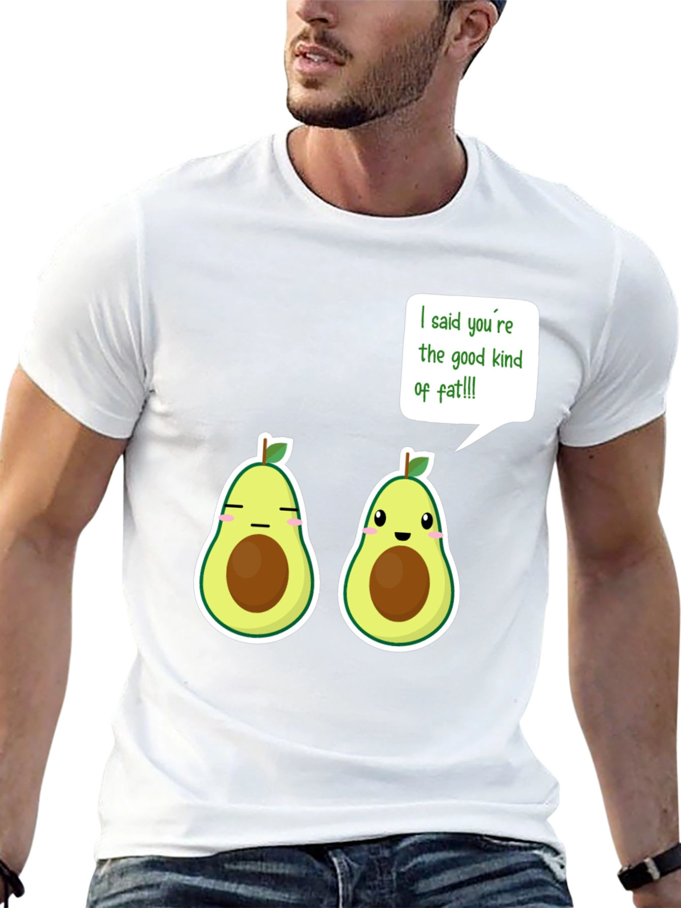 Avocado T-Shirt Good Kind of Fat Cute Graphic