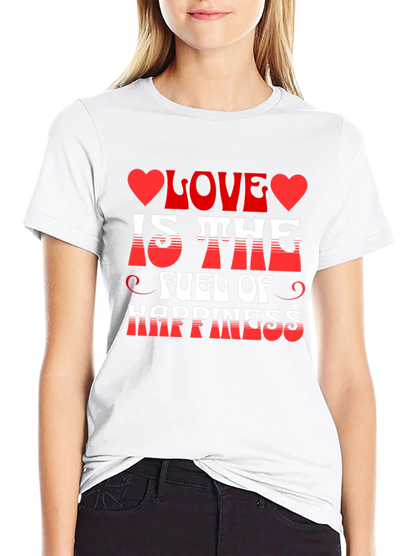 Love is the Fuel of Happiness Graphic Tee