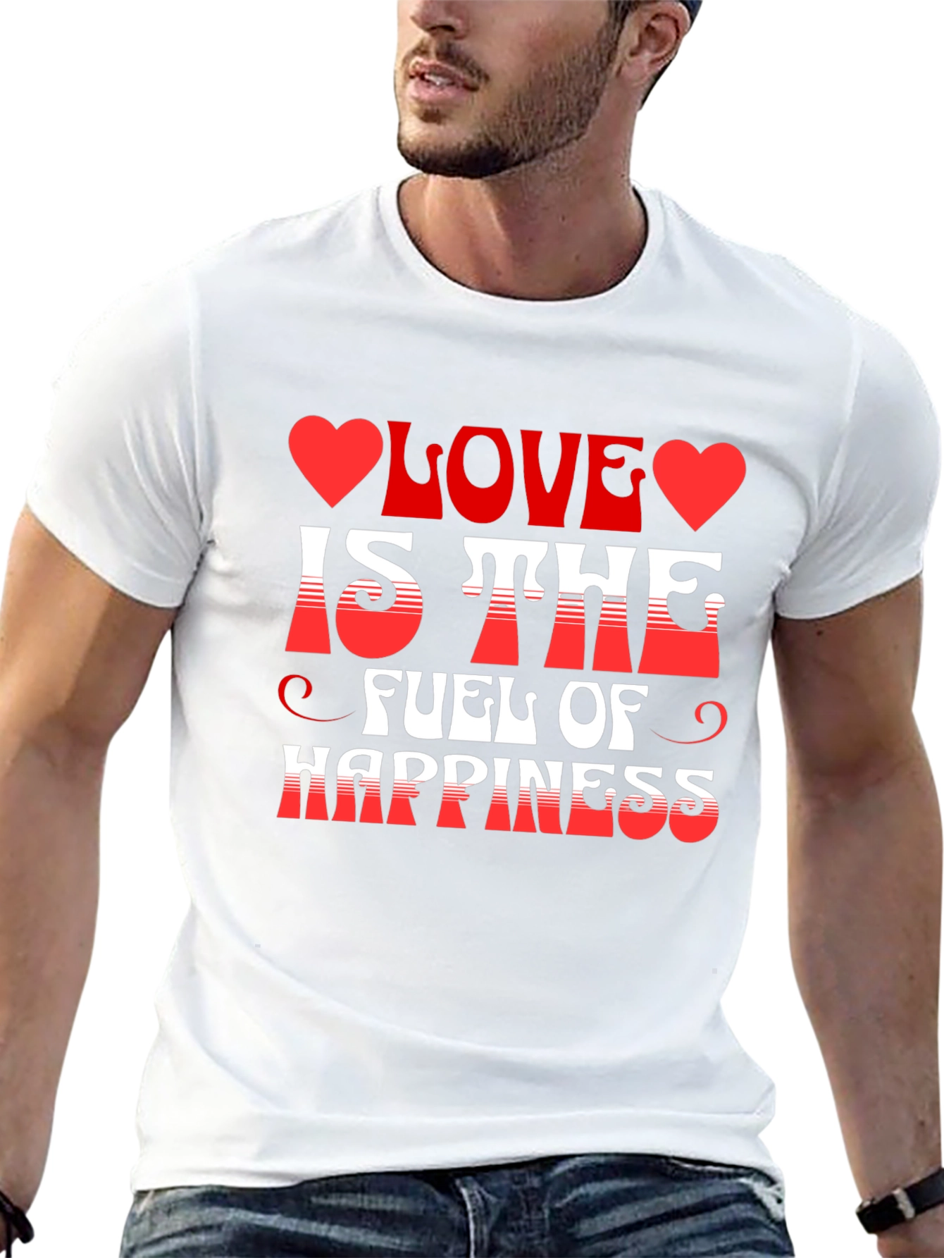 Love is the Fuel of Happiness Graphic Tee