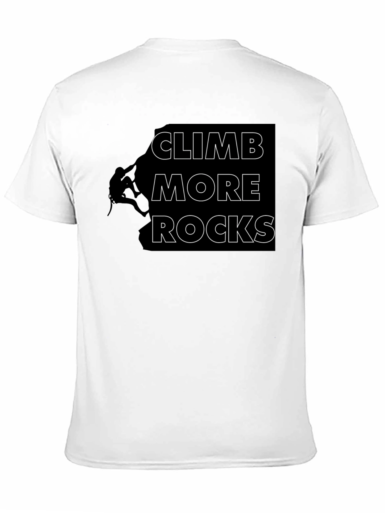 Climb More Rocks Graphic T-Shirt - Black