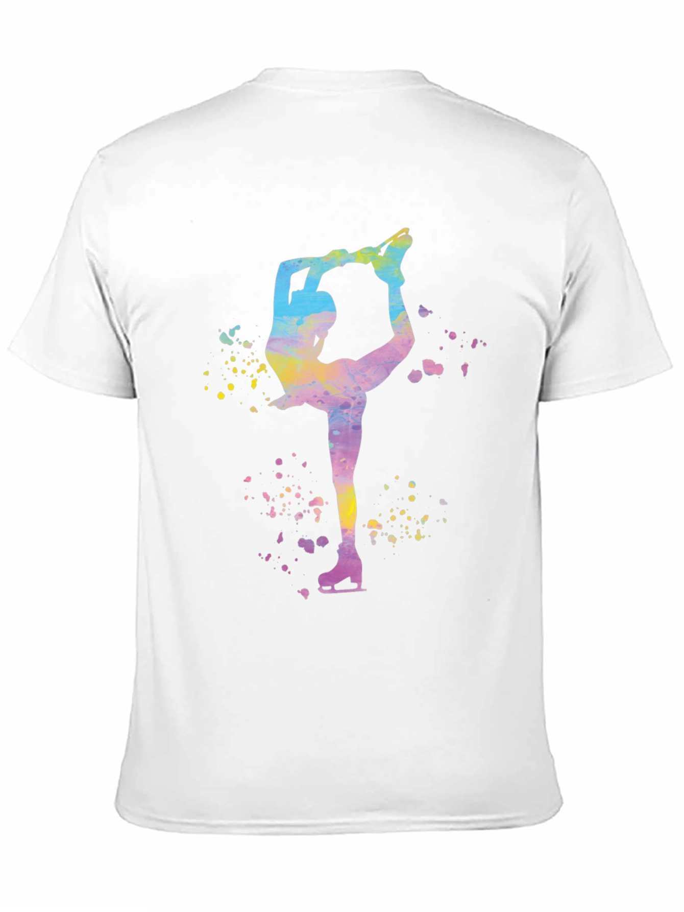 Figure Skater Graphic T-Shirt - Black