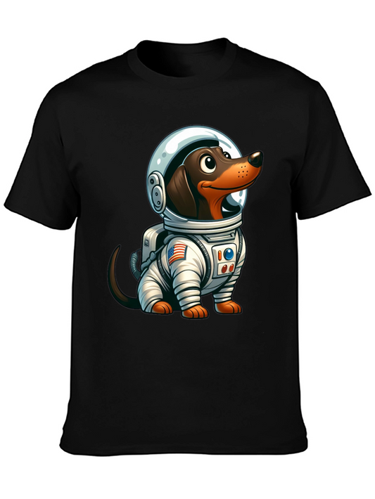 Dachshund Astronaut T-Shirt - Space Dog Tee