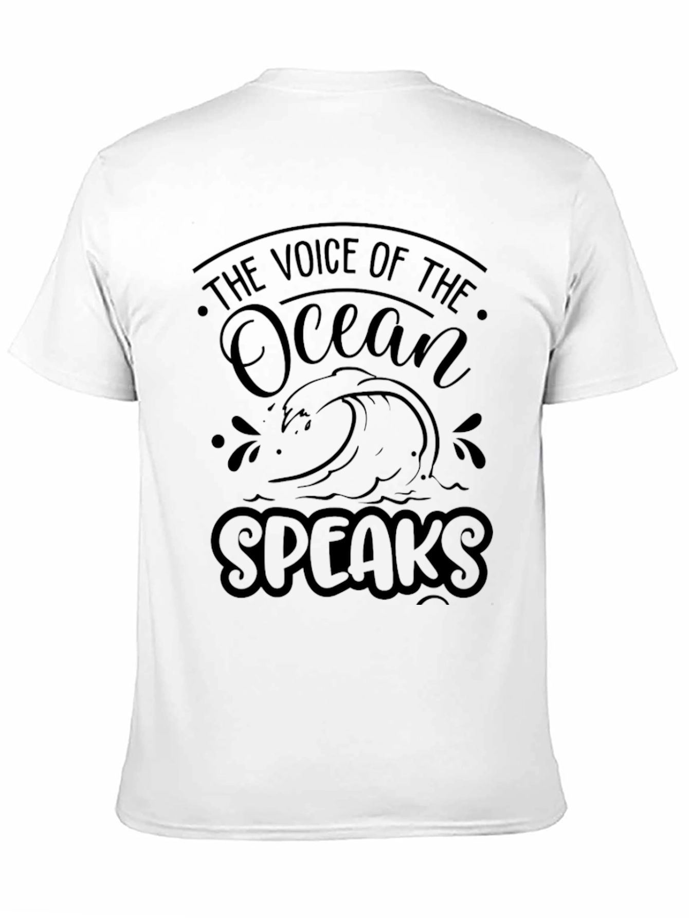 Ocean Voice Graphic T-Shirt - Black