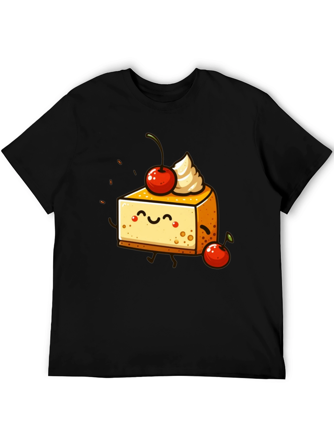 Cheesecake Dessert Graphic T-Shirt - Cute Foodie Tee
