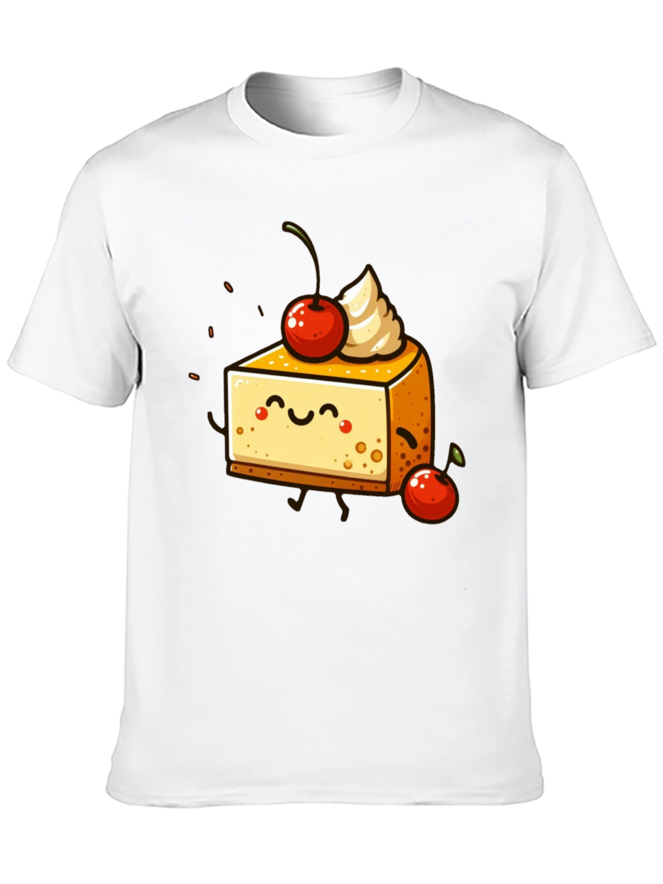 Cheesecake Dessert Graphic T-Shirt - Cute Foodie Tee