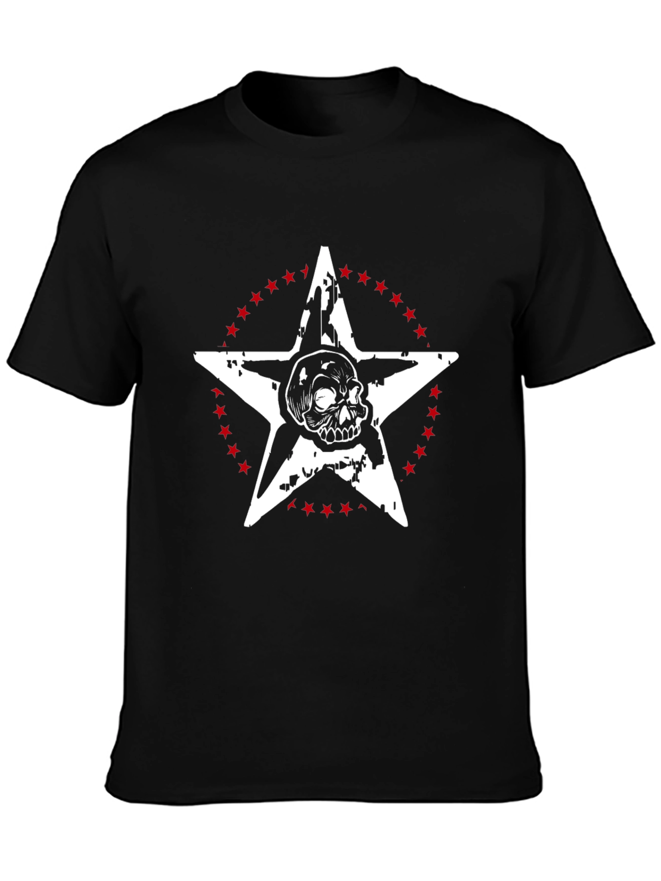 Skull Star Graphic Tee - Rocker Style