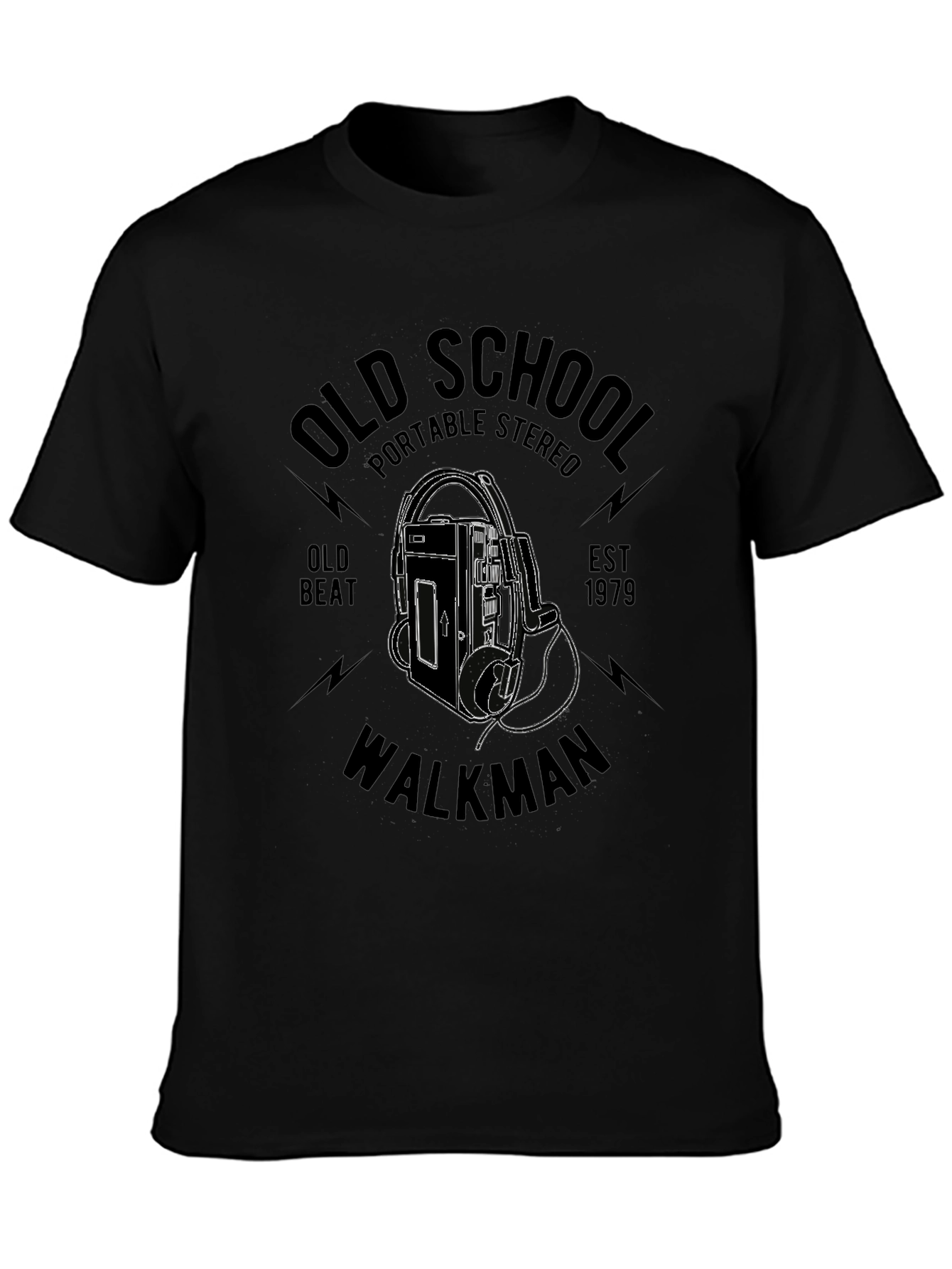 Retro Old School Walkman Graphic T-Shirt