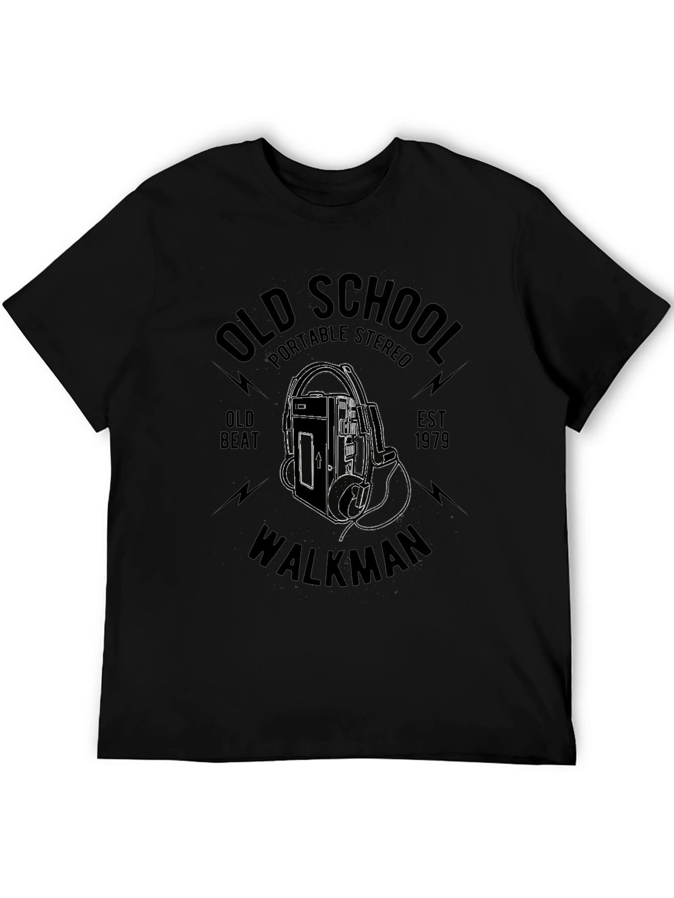Retro Old School Walkman Graphic T-Shirt