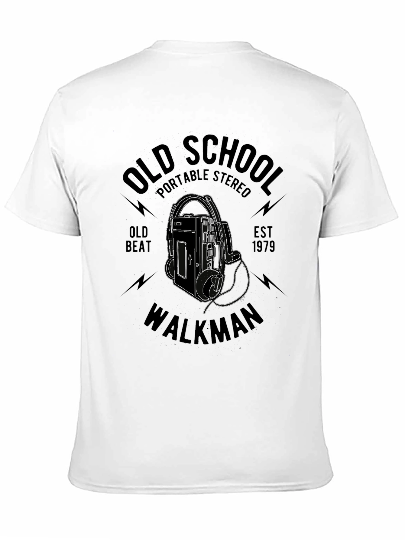 Retro Old School Walkman Graphic T-Shirt