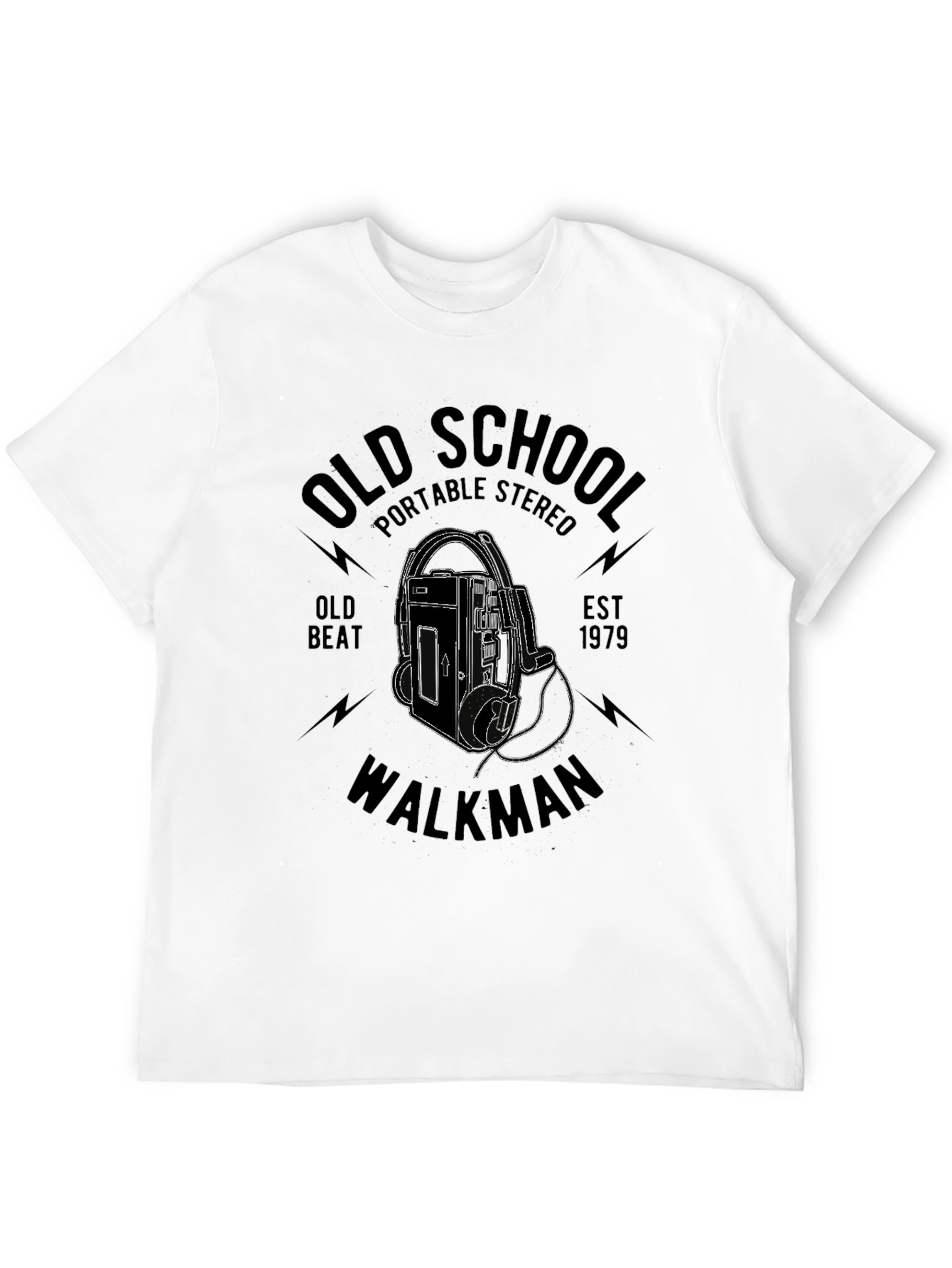 Retro Old School Walkman Graphic T-Shirt