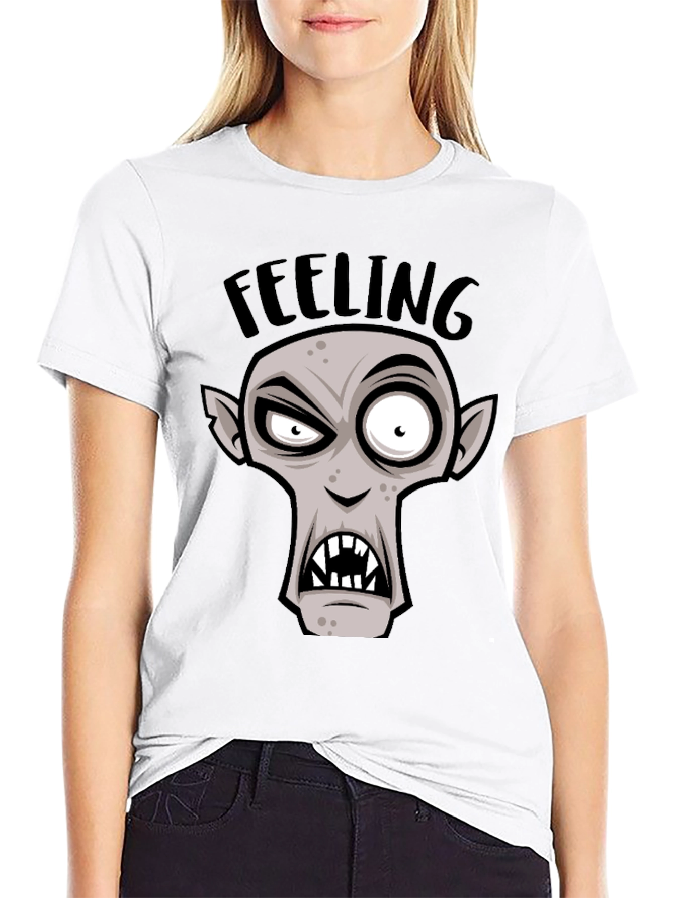 Feeling Ghoul T-Shirt - Spooky Cartoon Graphic Tee