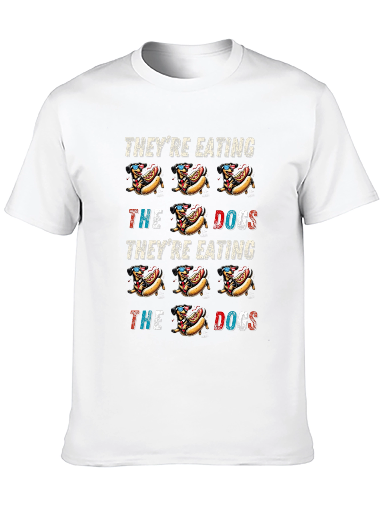 Theyre Eating the Dogs Hot Dog T-Shirt