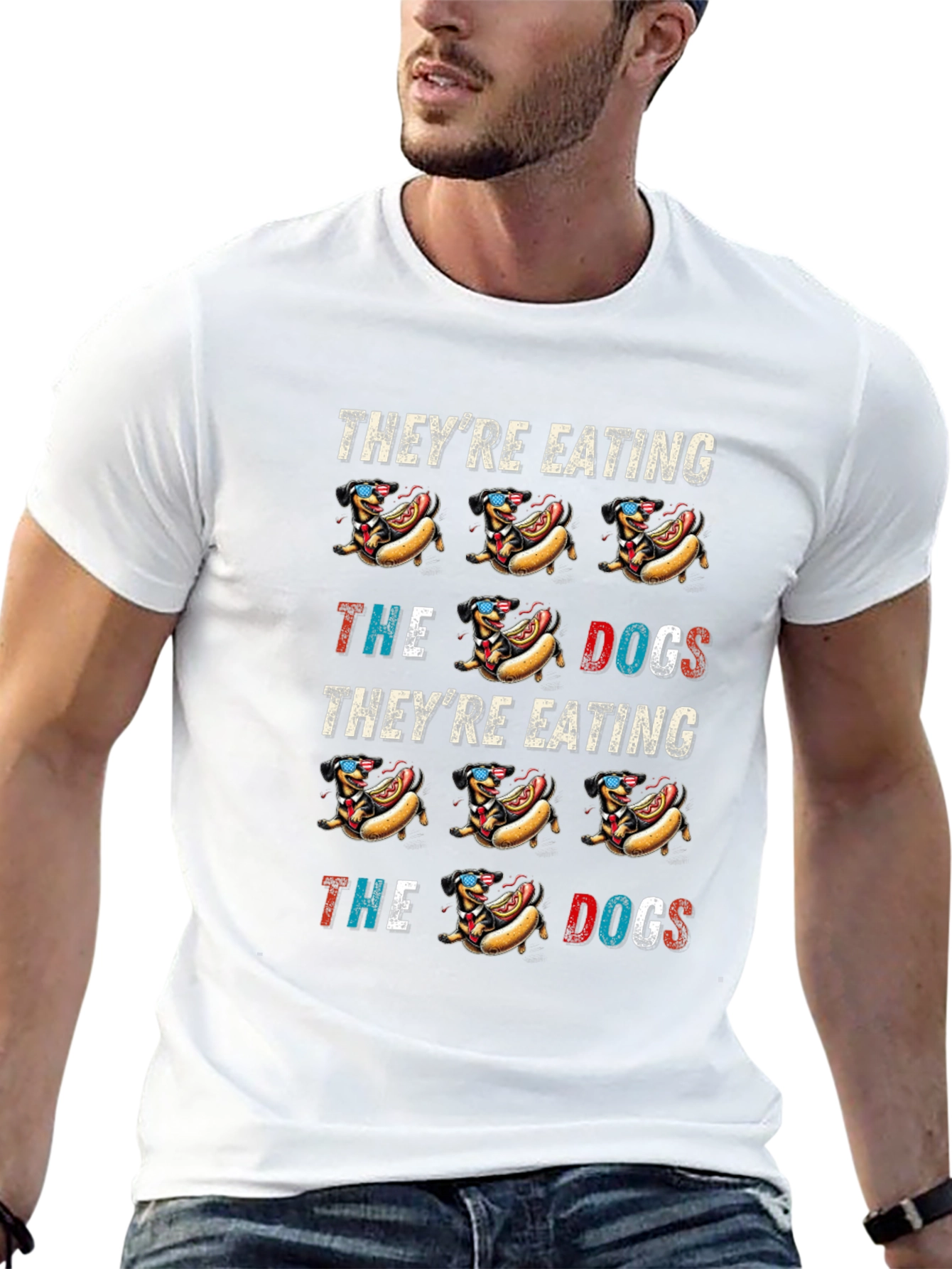 Theyre Eating the Dogs Hot Dog T-Shirt