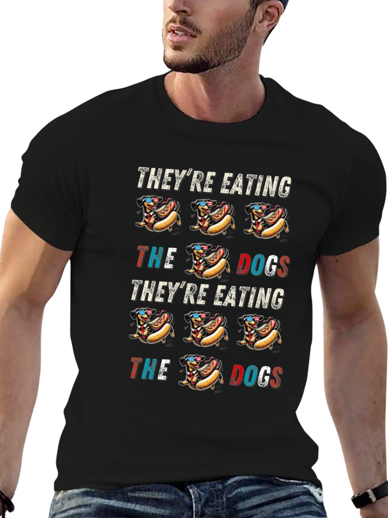 Theyre Eating the Dogs Hot Dog T-Shirt