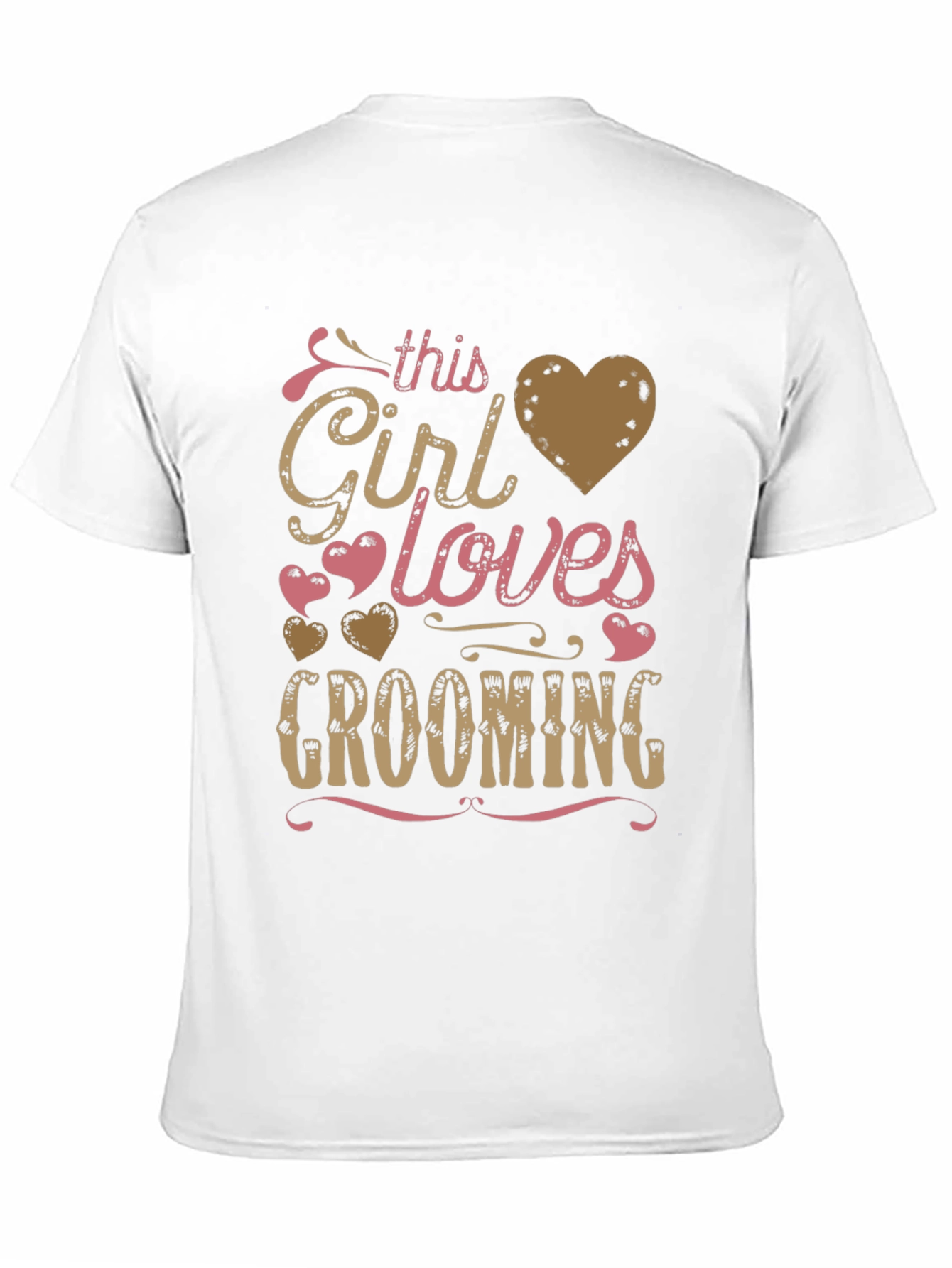 Girl Loves Grooming T-Shirt - Black Graphic Tee