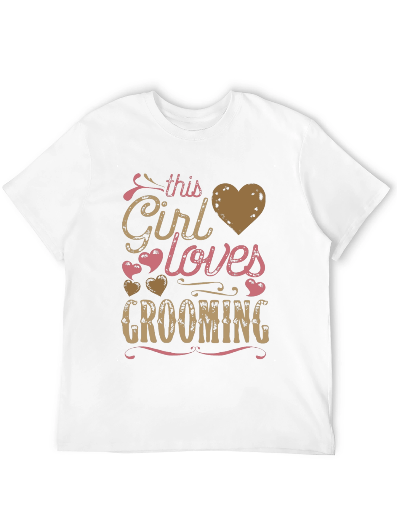 Girl Loves Grooming T-Shirt - Black Graphic Tee