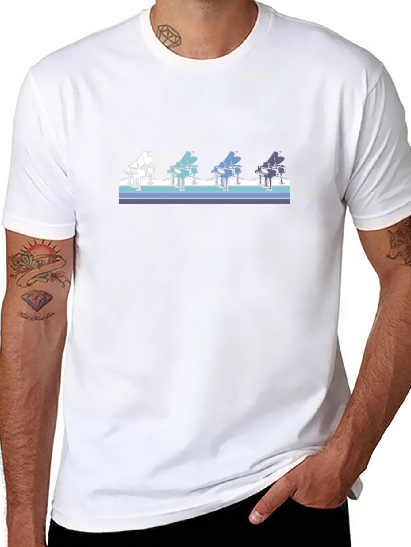 Grand Piano T-Shirt - Stylish Music Lover Tee