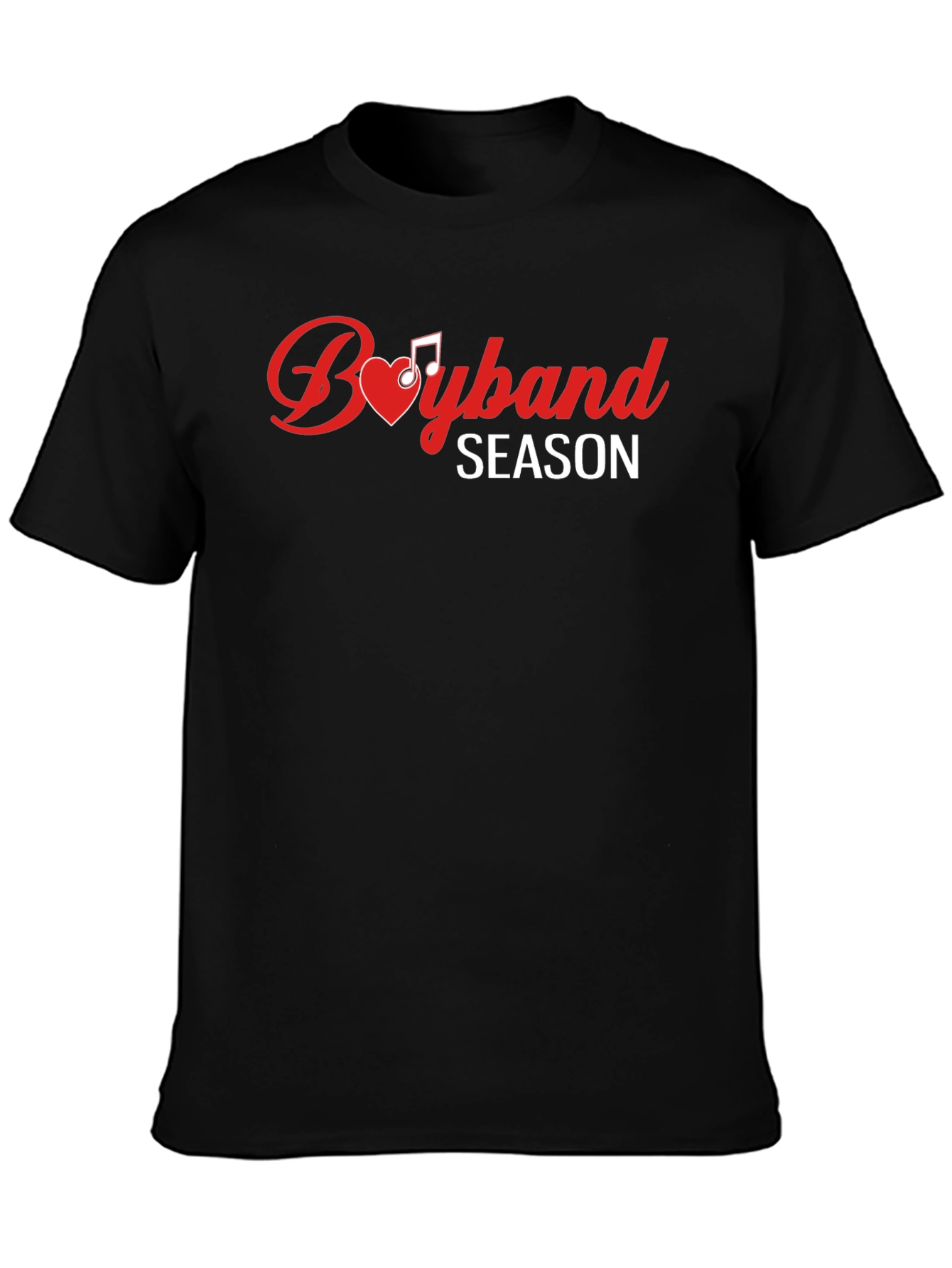 Boyband Season Black T-Shirt