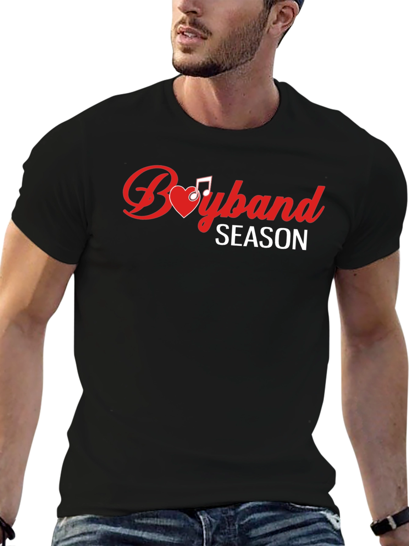 Boyband Season Black T-Shirt