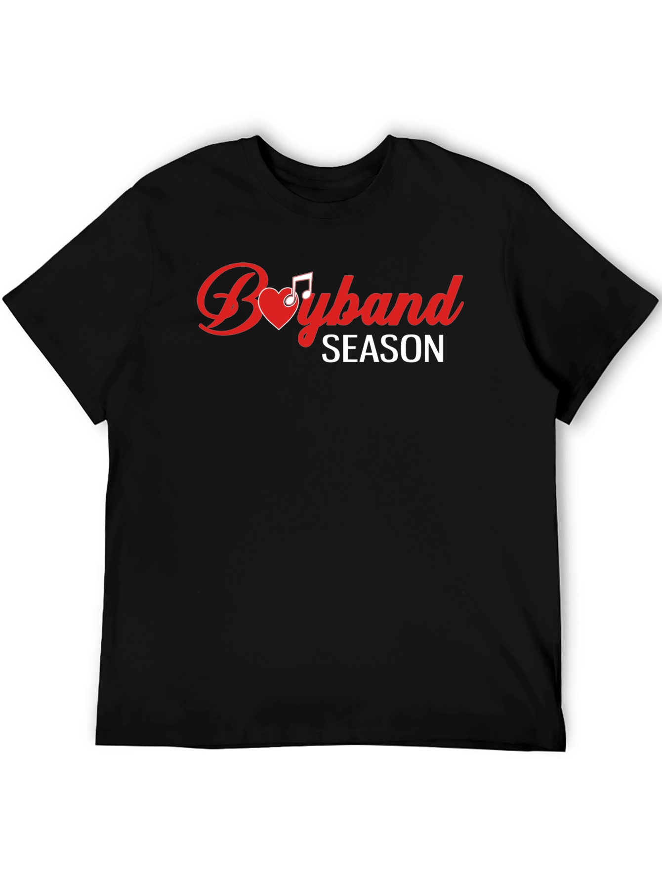 Boyband Season Black T-Shirt
