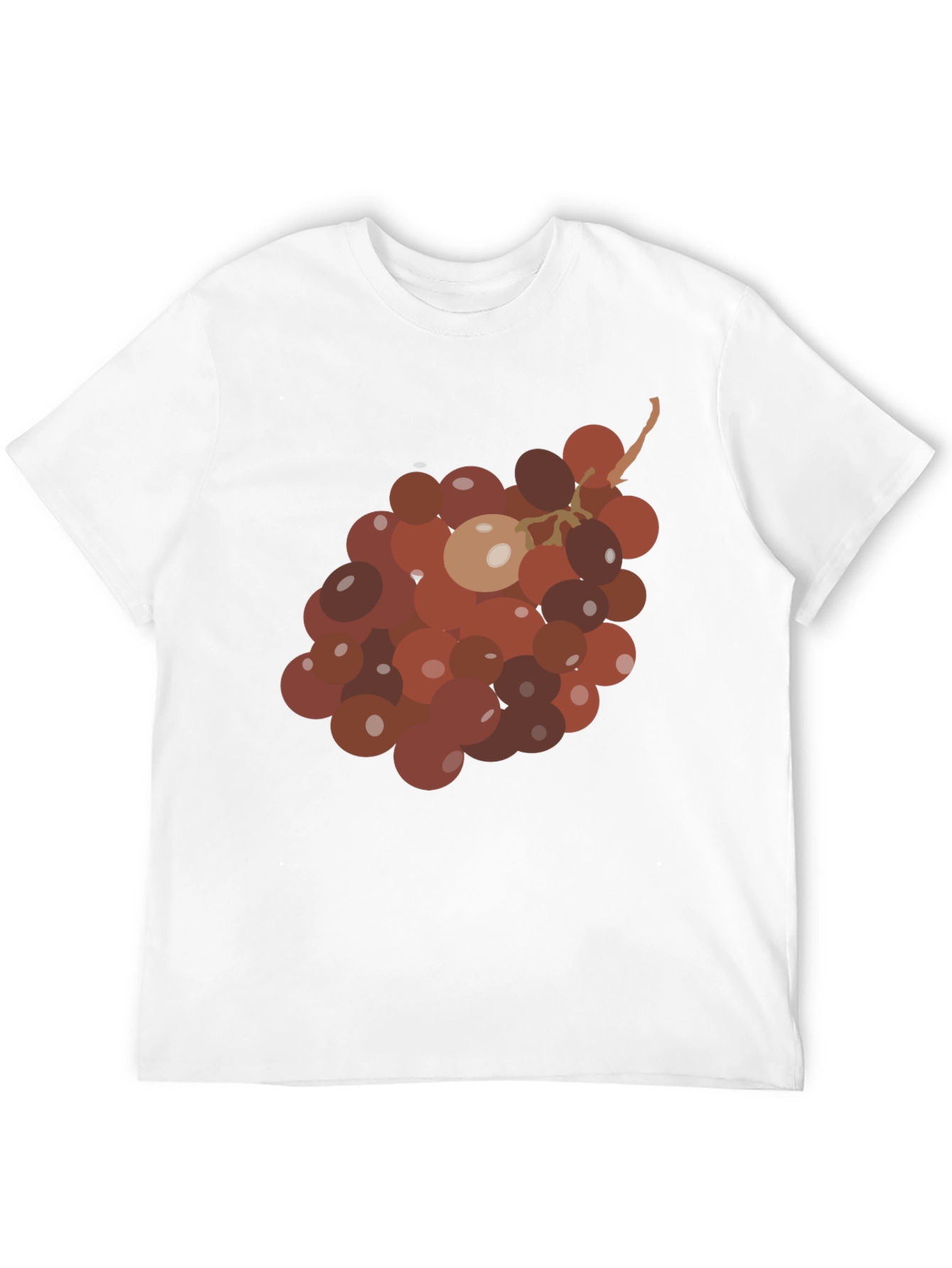 Grapes Graphic Tee - Unique Fruit Design