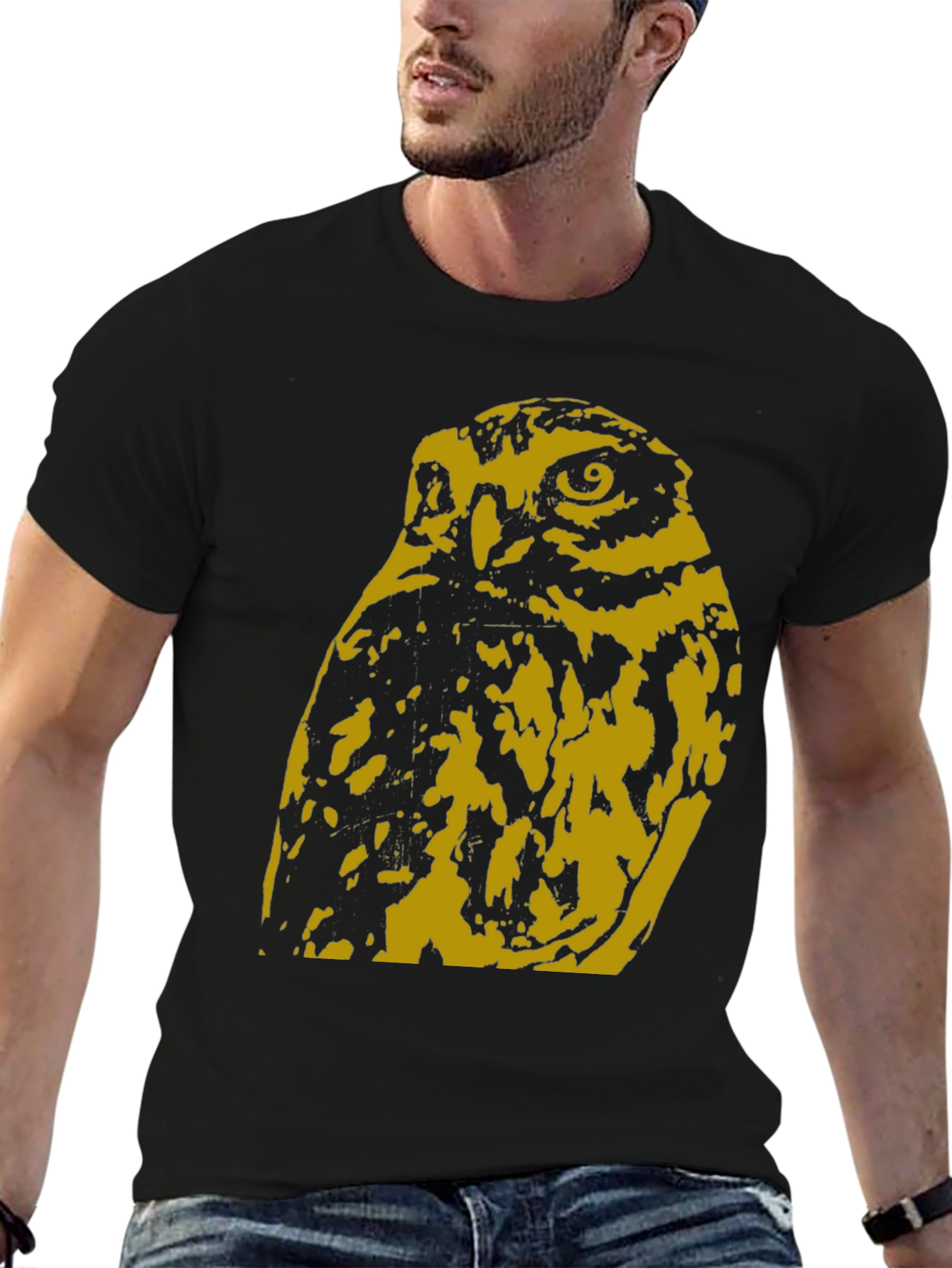 Owl Graphic T-Shirt - Unique Bird Design