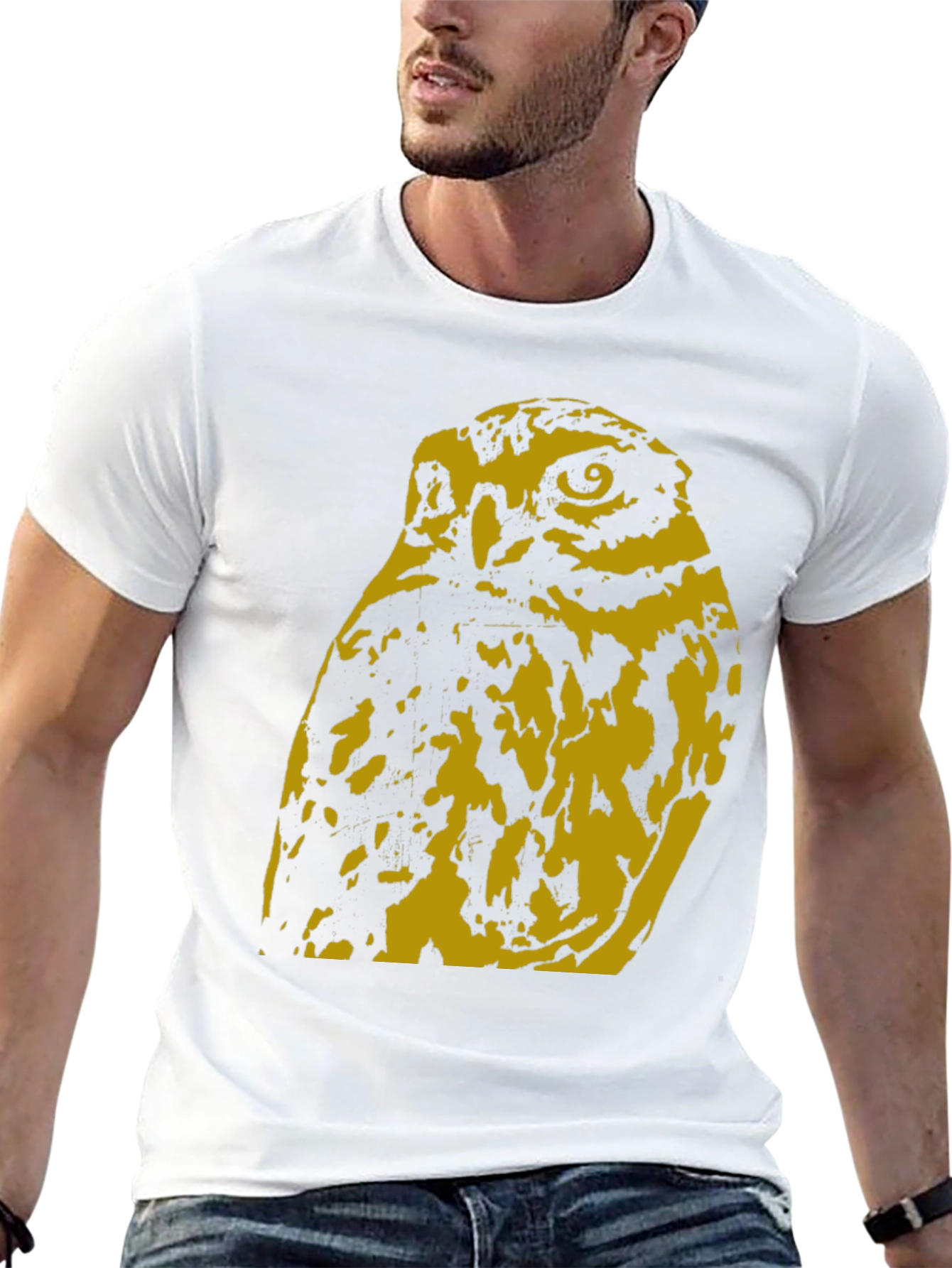 Owl Graphic T-Shirt - Unique Bird Design