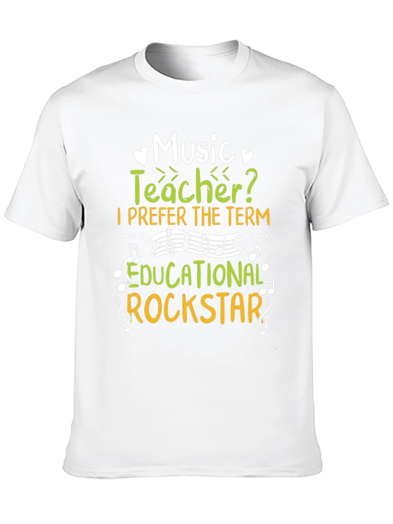 Music Teacher Educational Rockstar Graphic T-Shirt