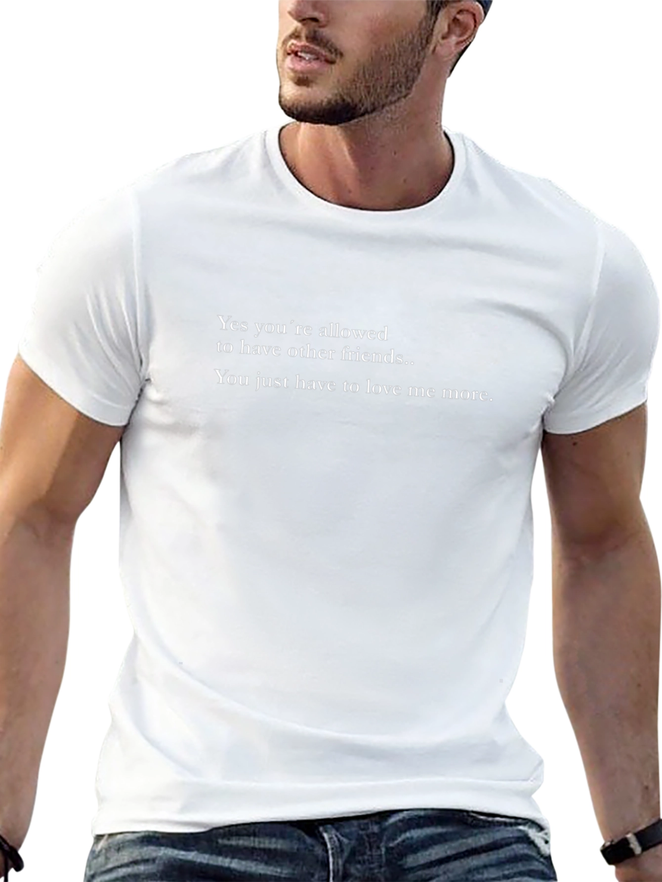 Love Me More T-Shirt - Funny Graphic Tee