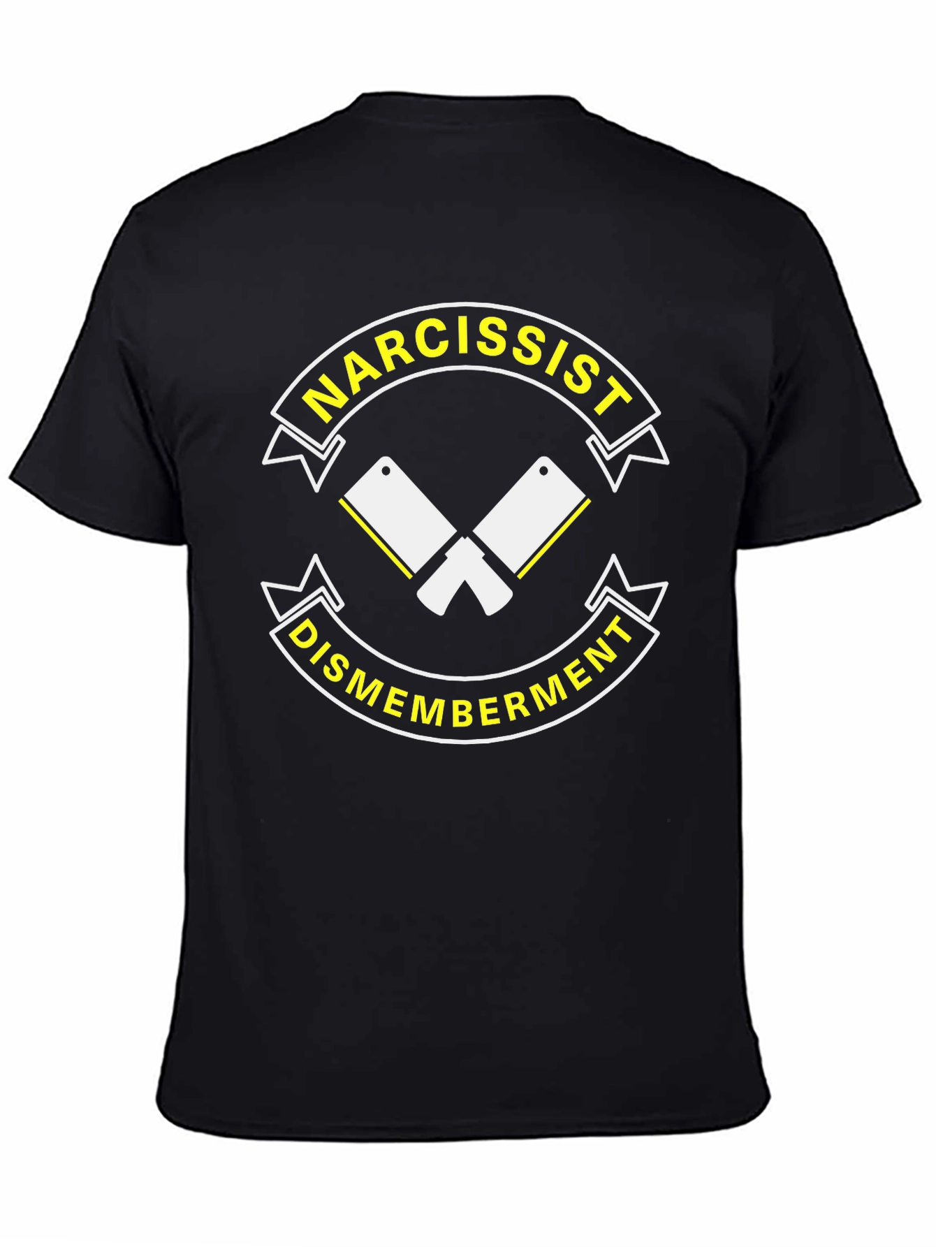 Narcissist Dismemberment Black Graphic T-Shirt