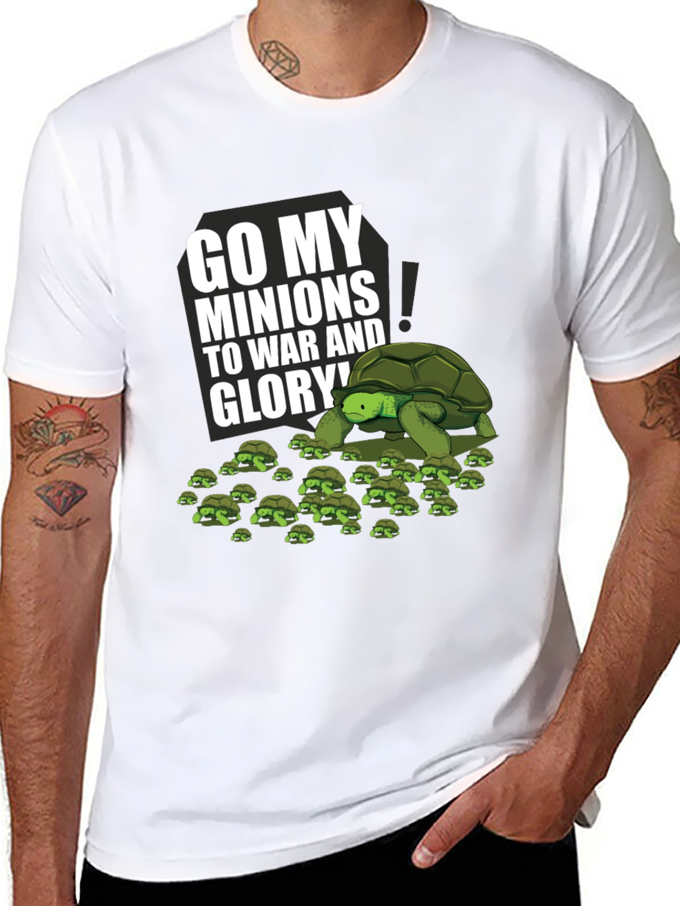Turtle Army T-Shirt - Go My Minions!