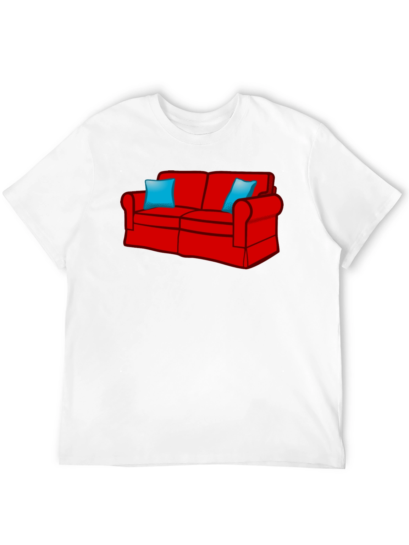 Red Couch T-Shirt - Relax in Style!