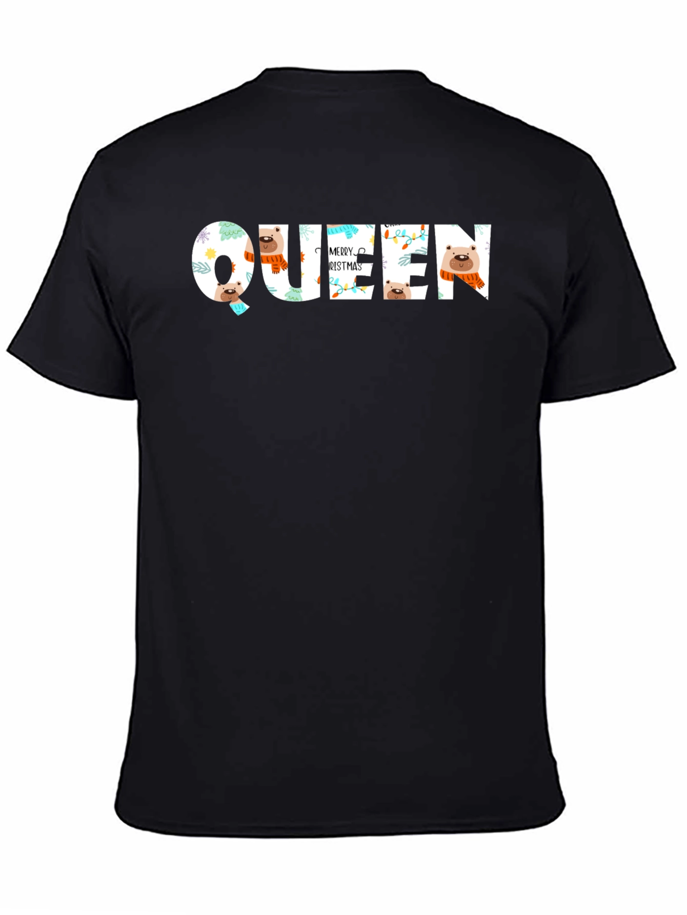 Queen Merry Christmas Graphic T-Shirt