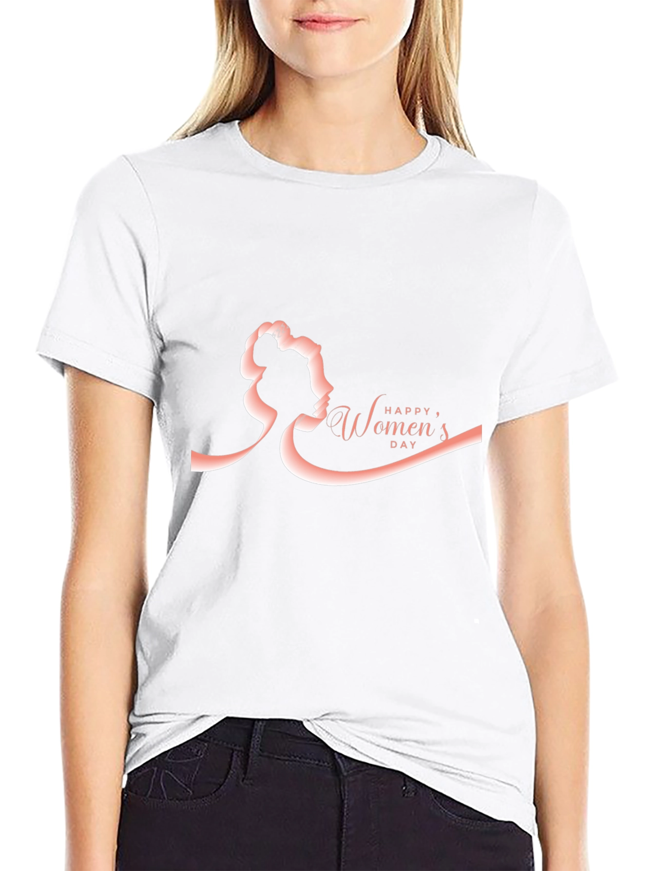 Womens Day Graphic Tee - Black