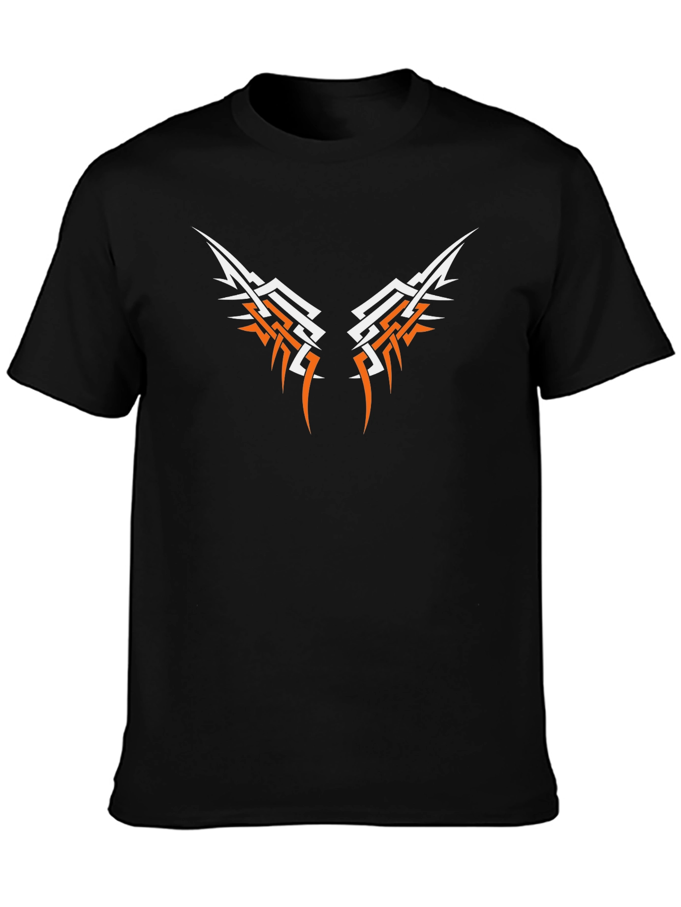 Tribal Wing Graphic Black T-Shirt