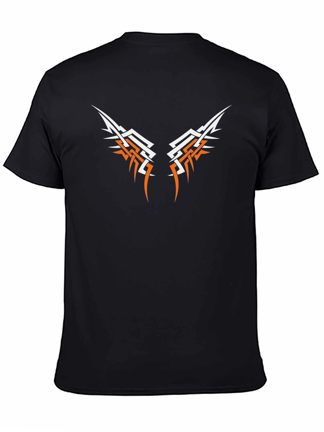 Tribal Wing Graphic Black T-Shirt