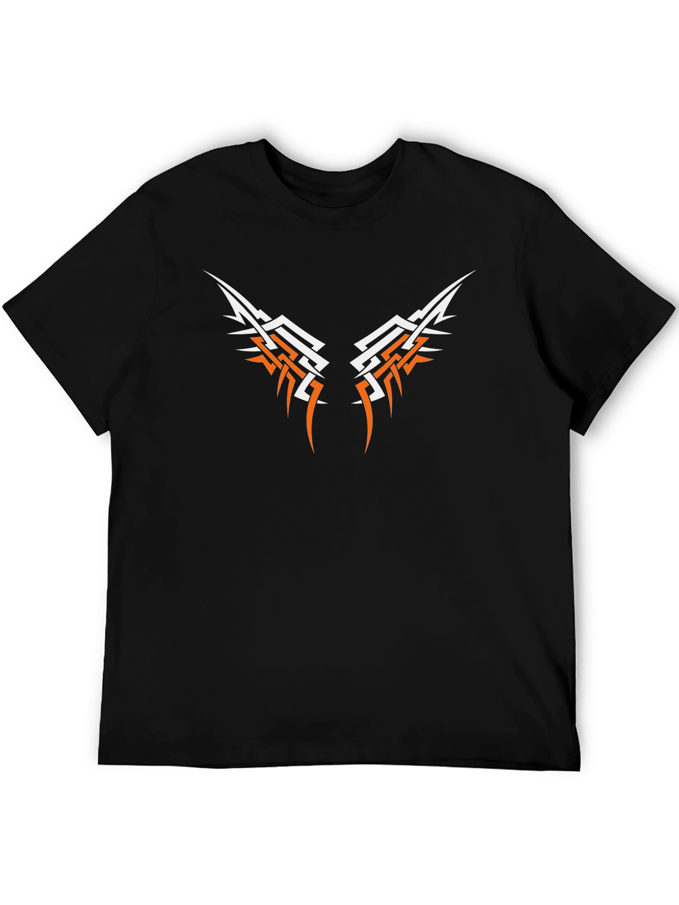 Tribal Wing Graphic Black T-Shirt