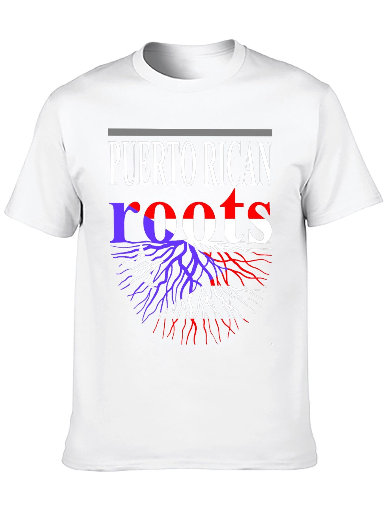 Puerto Rican Roots Black T-Shirt