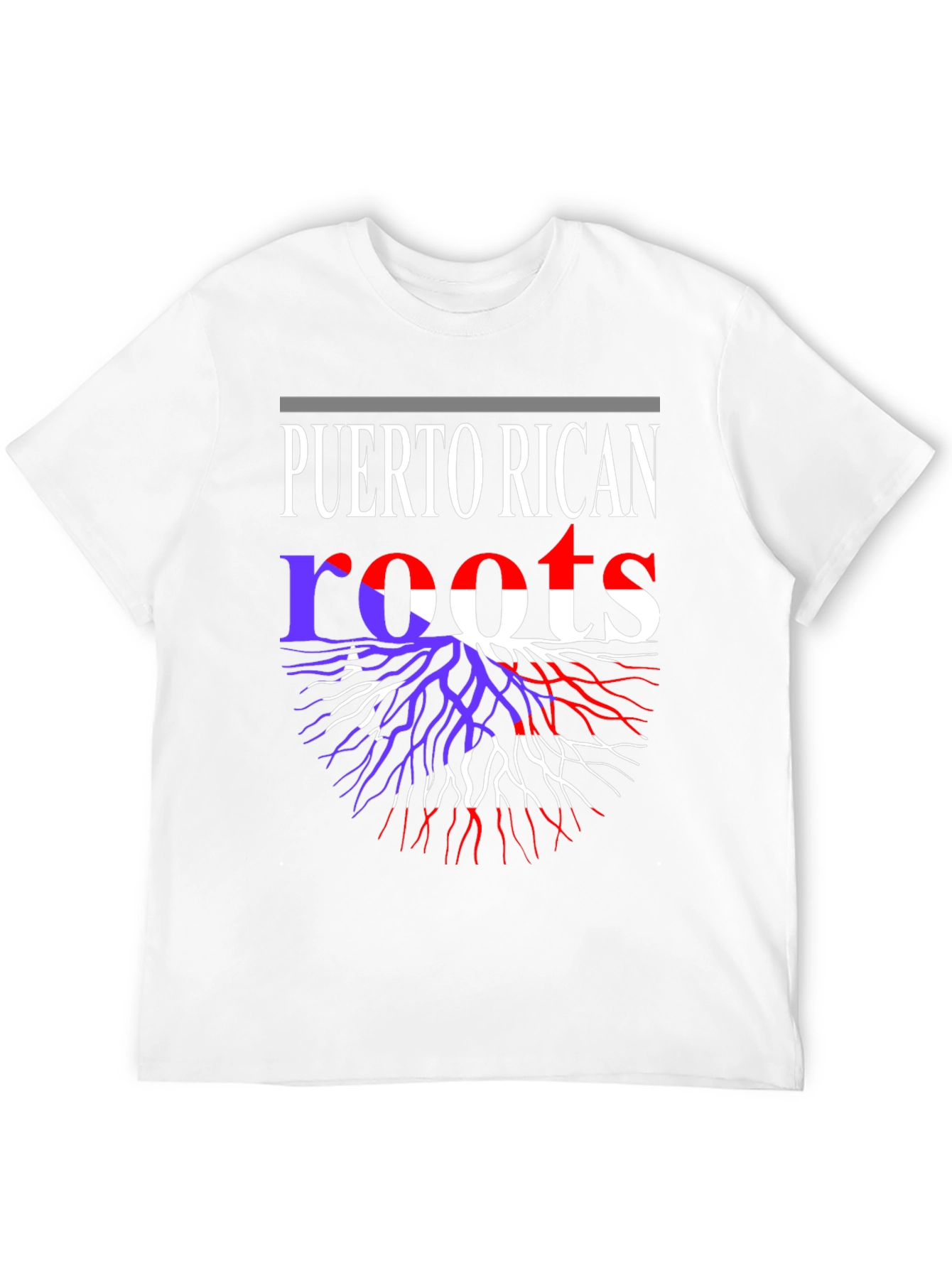 Puerto Rican Roots Black T-Shirt