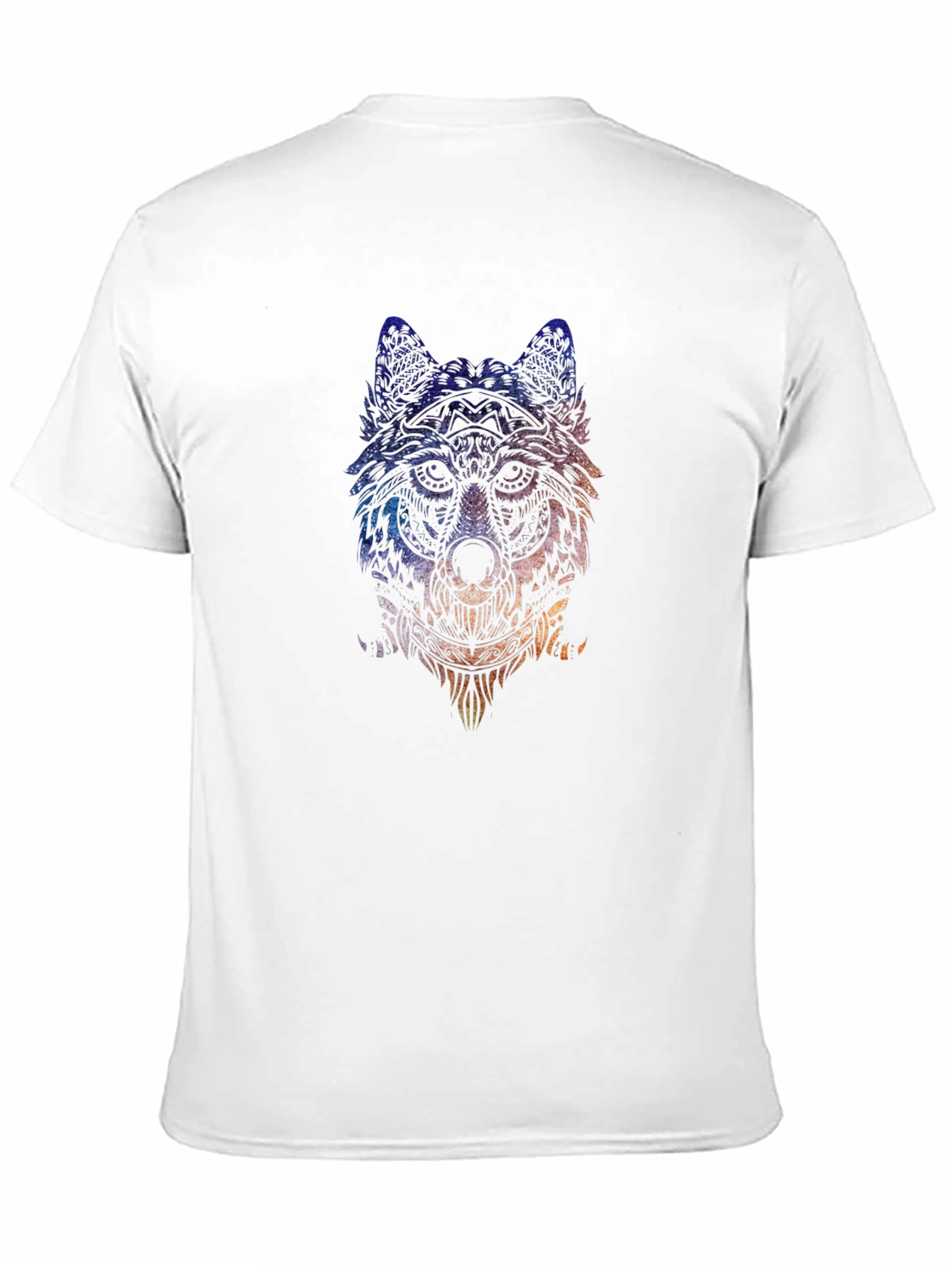 Wolf Graphic Tee - Artistic Animal Print T-Shirt
