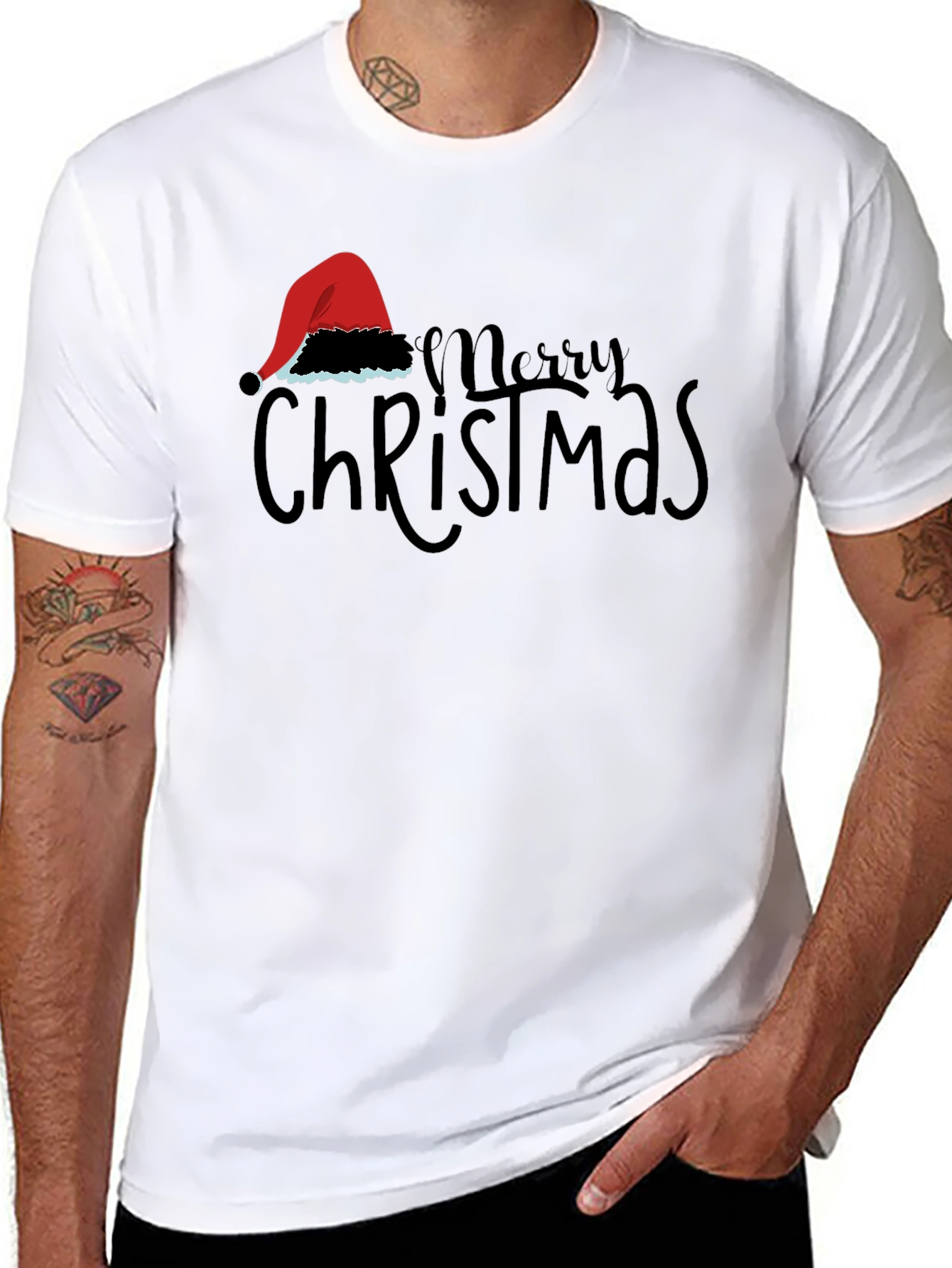 Merry Christmas Graphic T-Shirt - Holiday Season Apparel
