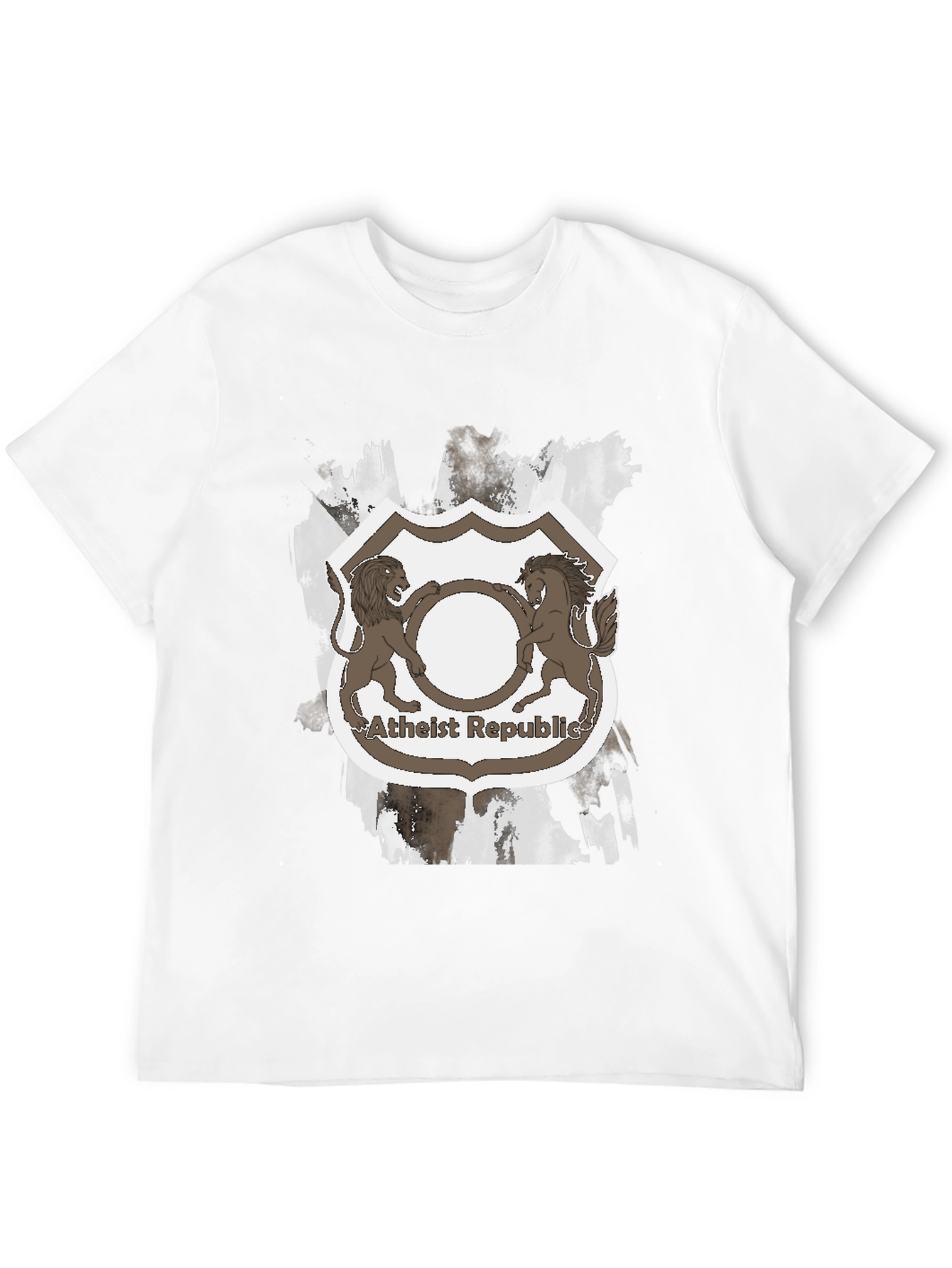 Atheist Republic Lion & Horse Crest Graphic Tee