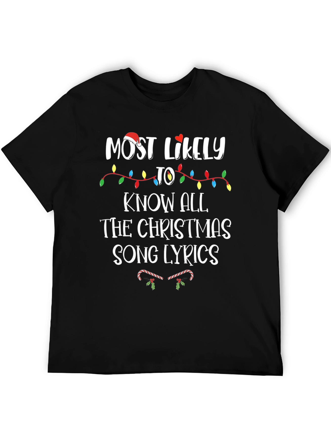 Funny Christmas Song Lyrics T-Shirt