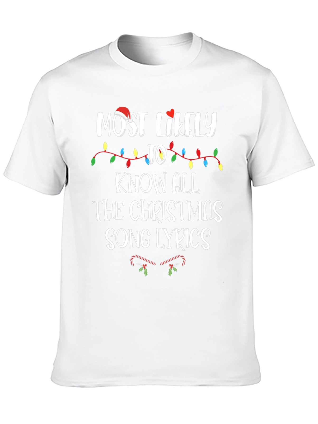 Funny Christmas Song Lyrics T-Shirt