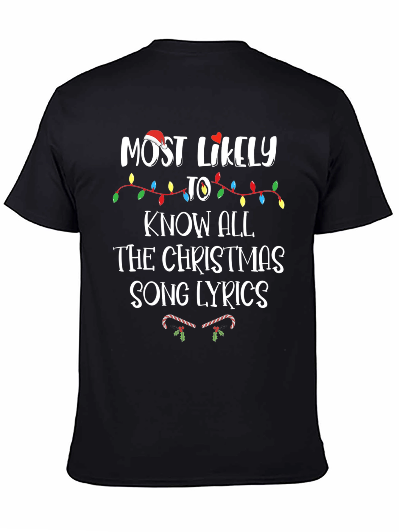 Funny Christmas Song Lyrics T-Shirt