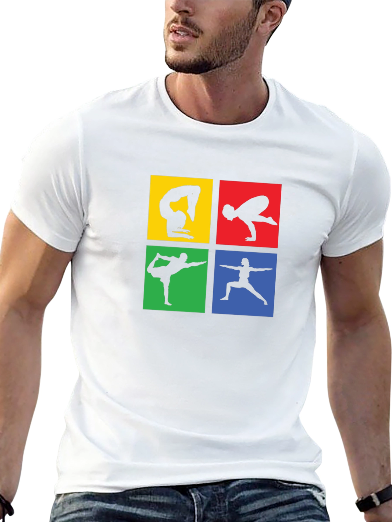 Yoga Pose Graphic T-Shirt