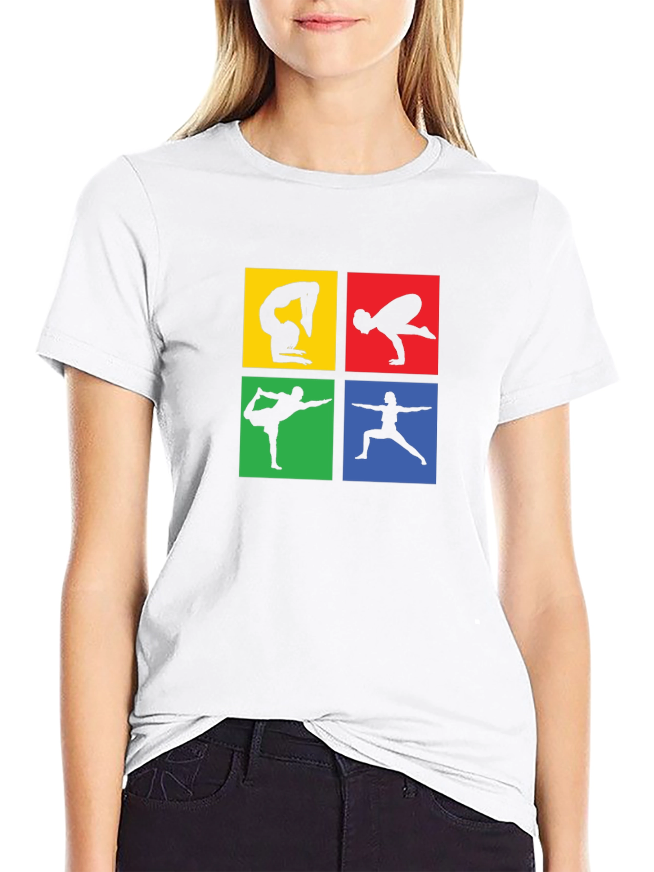 Yoga Pose Graphic T-Shirt